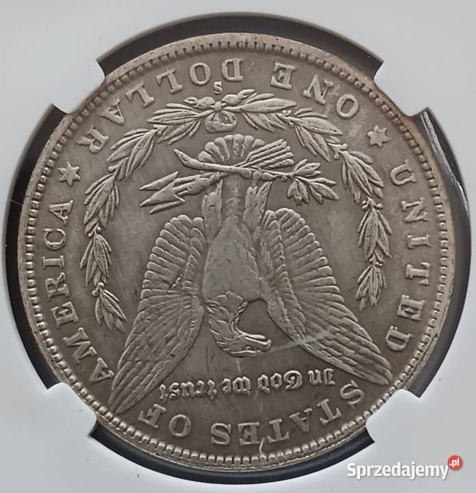 1 Dolar USA 1901 r Morgan men S Slab Kopia Konin sprzedam