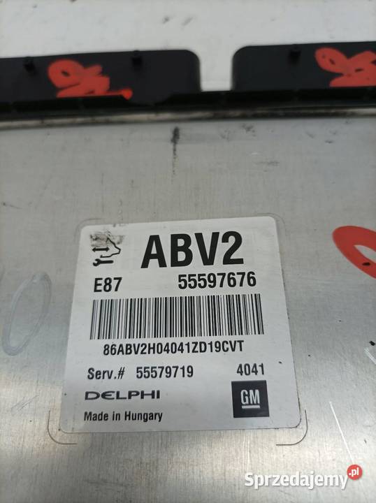 STEROWNIK SILNIKA 55597676 17 D Opel Astra IV osobowe