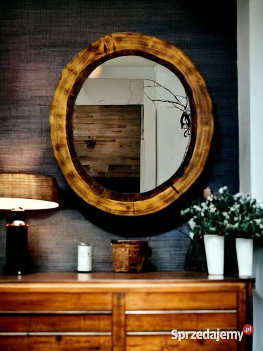 nowoczesna łazienka LUSTRA okrągłe dekoracyjne z Lustra Rzeszów sprzedam