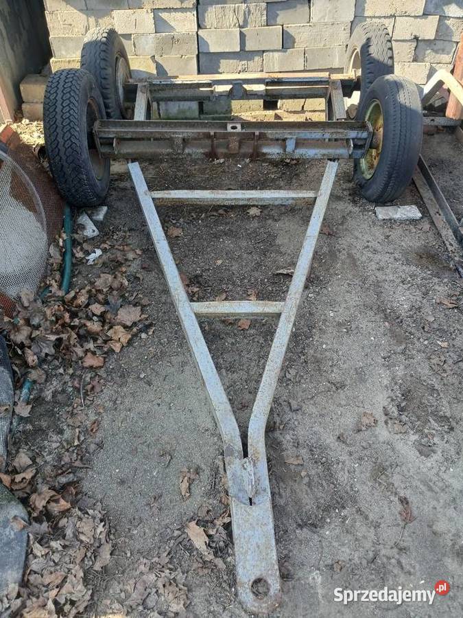 Oś wóz przyczepa na tulejach