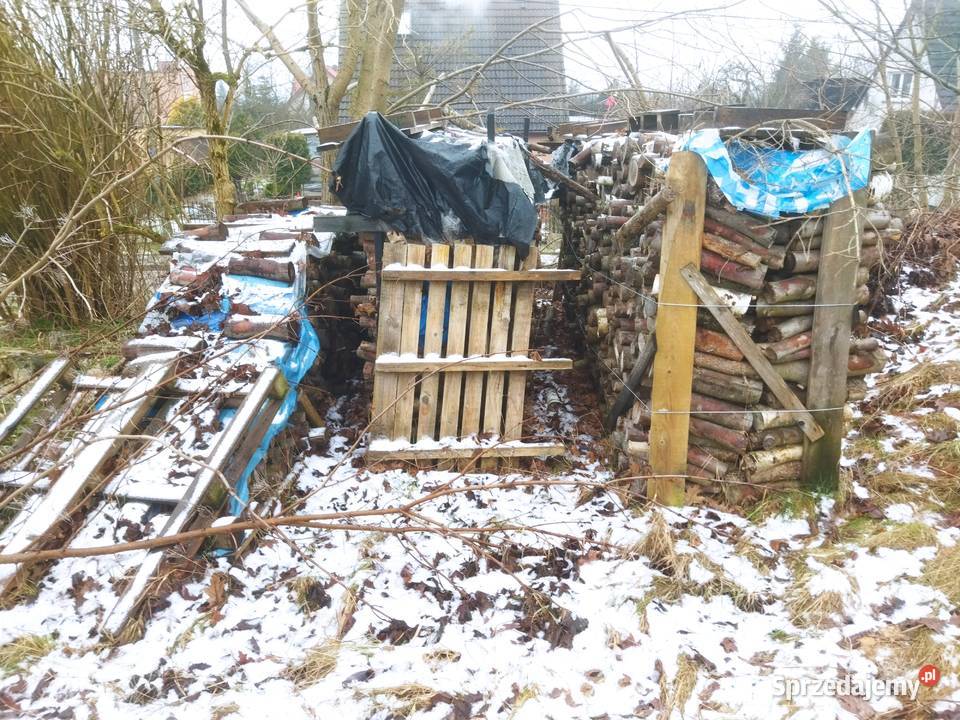 Drewno opałowe bukowe układane pomorskie Miastko