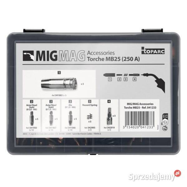 Akcesoria do palnika MB25 MIG 250A 041233GYS sprzedam