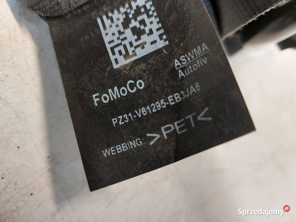 Transit Custom II pas bezpieczeństwa lewy przód