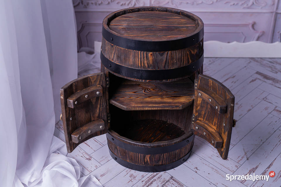 Barek drewniany beczka drewniana szafka drewno mazowieckie Warszawa