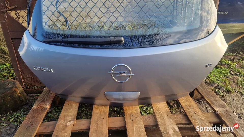 Opel Corsa D z163 klapa tył bagażnika 3D Słowikowo sprzedam