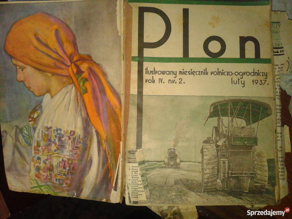 Rocznik zszywka miesiecznika PLON 1937r