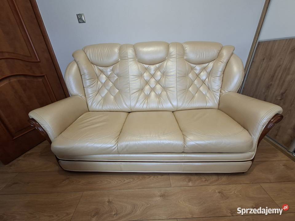 Komplet mebli skórzanych Rudziczka