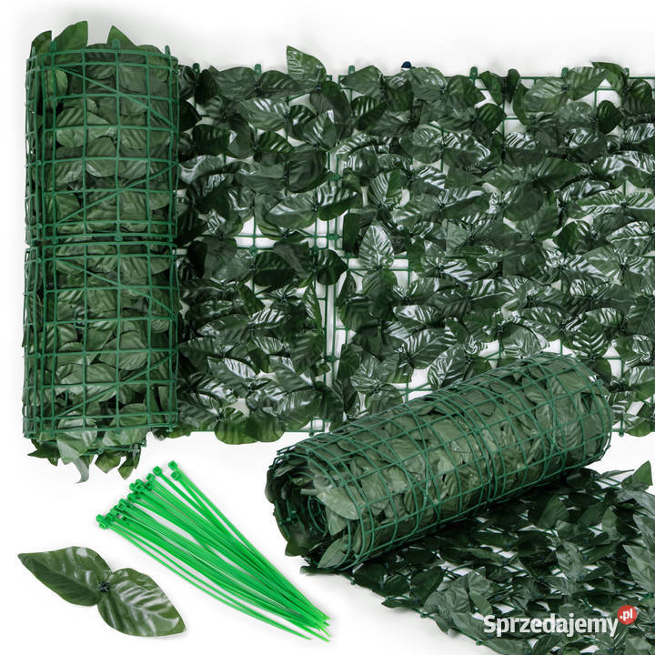 Sztuczny bluszcz żywopłot 500x50 zielona osłona Smogorzów