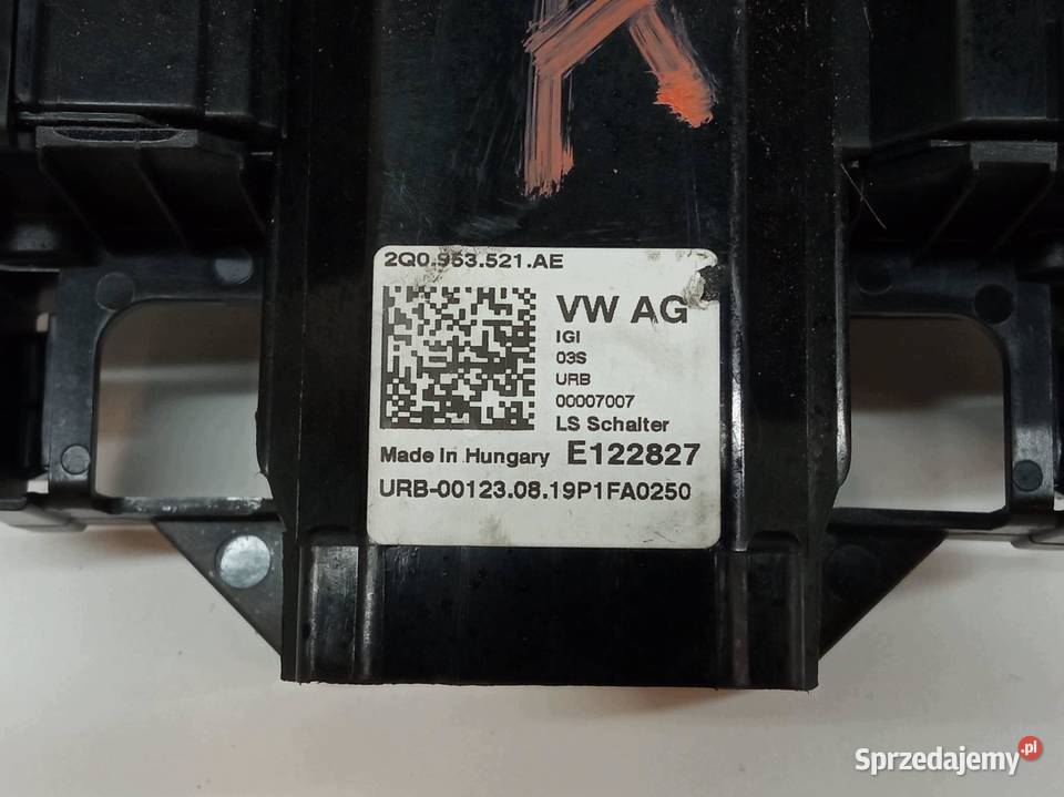 PRZEŁĄCZNIK ZESPOLONY TAŚMA AIR BAG 2Q0953522AE sprzedam