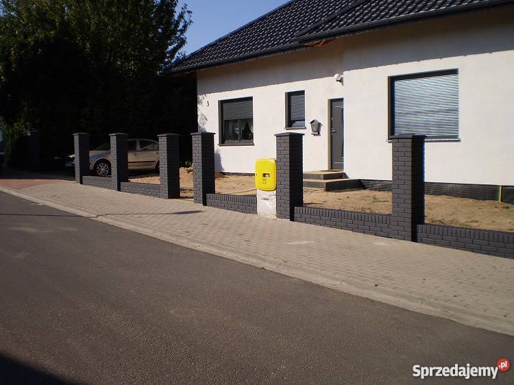 Ogrodzenia ala klinkier słupki murki daszkikonin Ogrodzenia i bramy Konin sprzedam