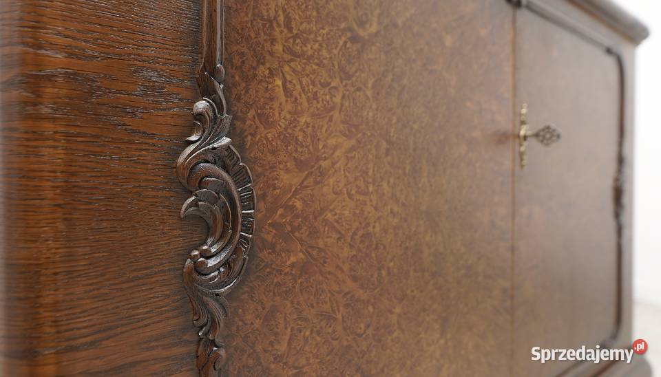 Antyczna komoda z lat 30tych w stylu art deco Jerka