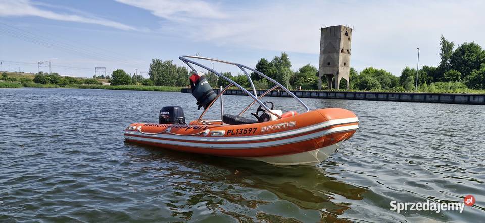 Łódź RIB WAKE Sportis 5 met silnik 70 przyczepa