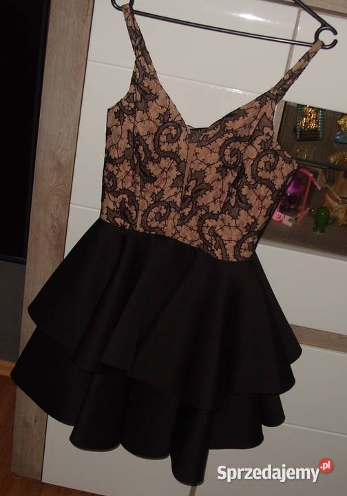 Rozkloszowana FORTI NOWA sukienka z koronką i Spódnice i sukienki wielkopolskie Rawicz