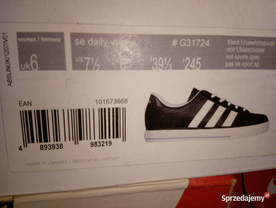 Skurzane buty Adidas 39 13 nowe mazowieckie Mińsk Mazowiecki
