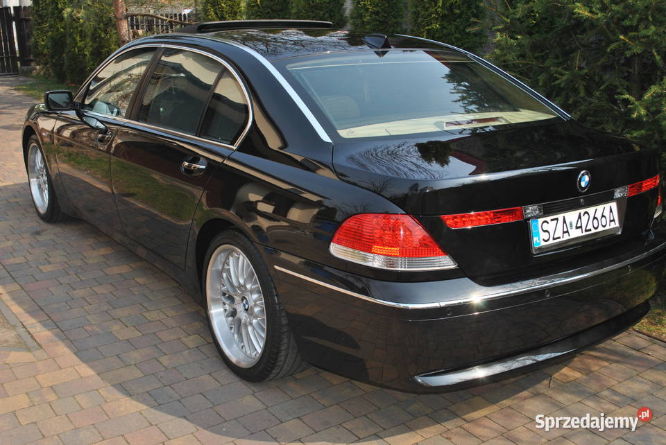 BMW E66 745Li komfort Rok produkcji 2004 śląskie Poręba