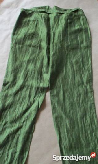 Spodnie damskie BANDOLERA 40 zieleńciemna limona zielony Łódź