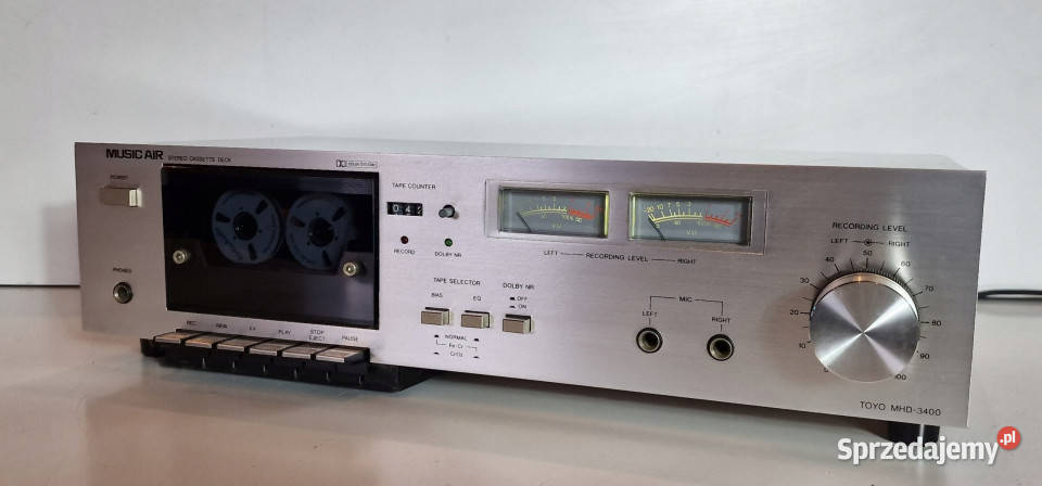 Magnetofon catette deck Music air TOYO MHD3400 Magnetofony Międzychód
