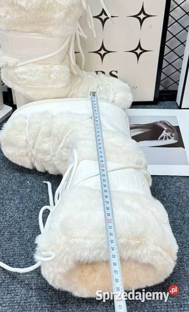 Futrzane śniegowce damskie zimowe r 3540