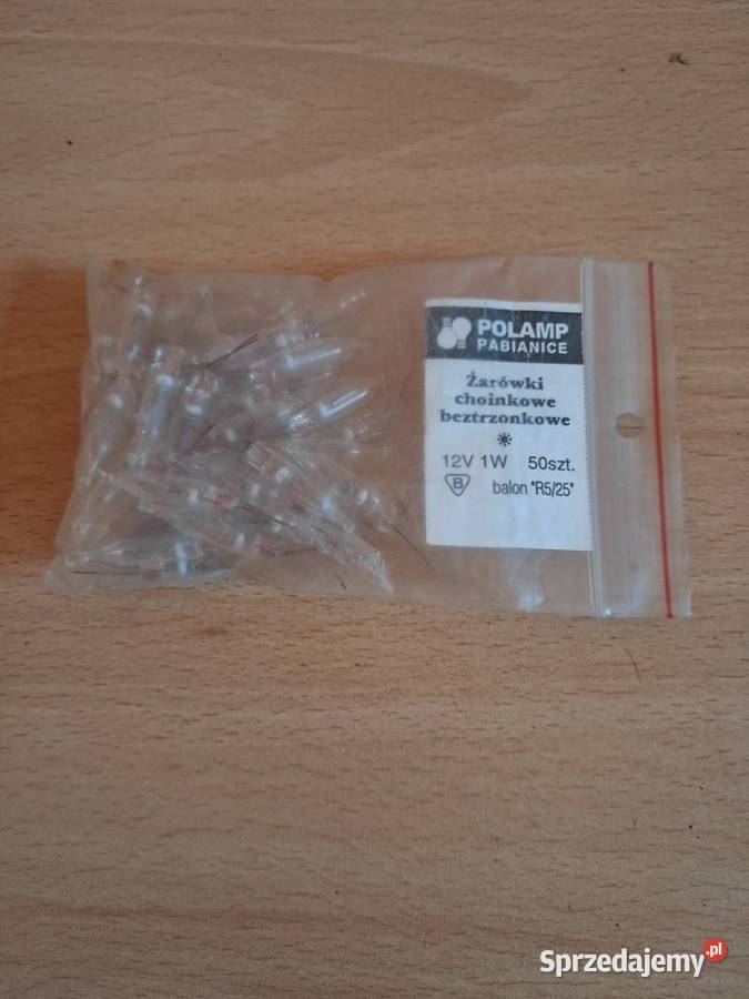 Polam zarowka 12V 1W choinkowa beztrzonkowa