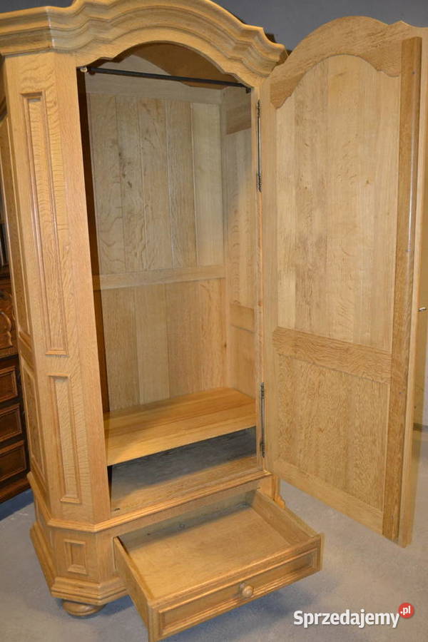 szafa stylowa lity dąb jasna śląskie Będzin