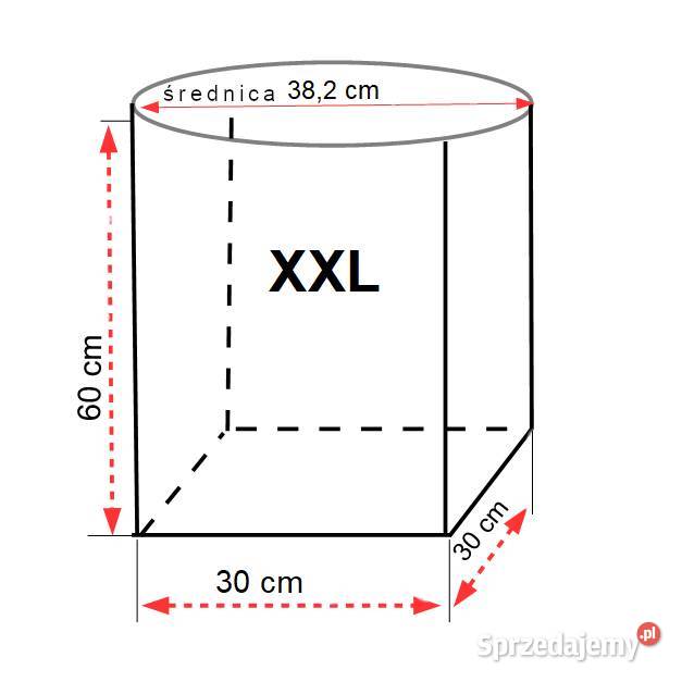 duża donica biała osłonka PAK biały XXL Warszawa