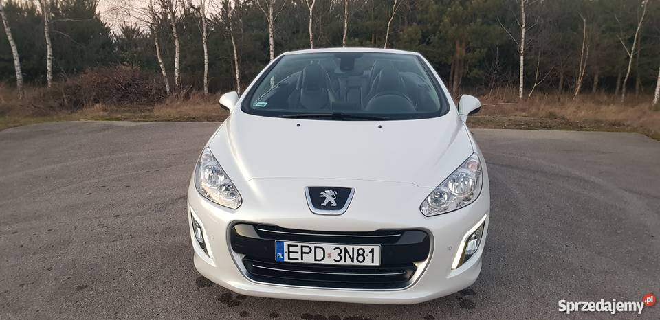 Peugeot 308cc lift biała perła 58000 diesel elektrochrom. lusterko wst. Wartkowice