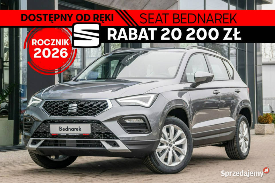 Seat Ateca Style 15 TSI 150 DSG Dostępny ręki relingi dachowe Łódź