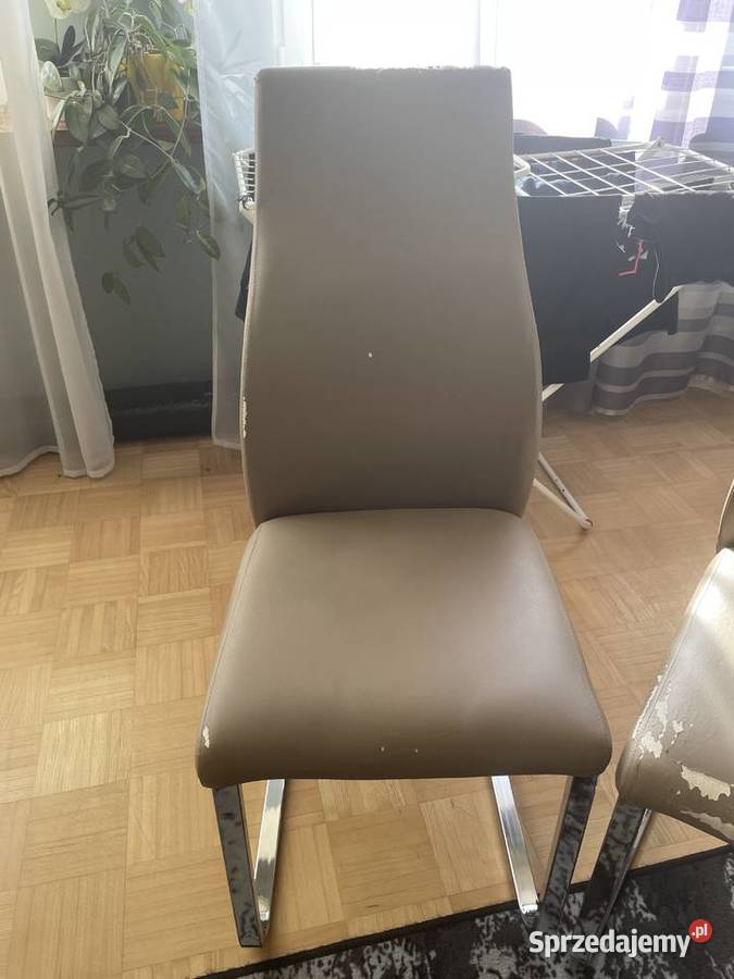 Krzesła beżowe do jadalni Białystok