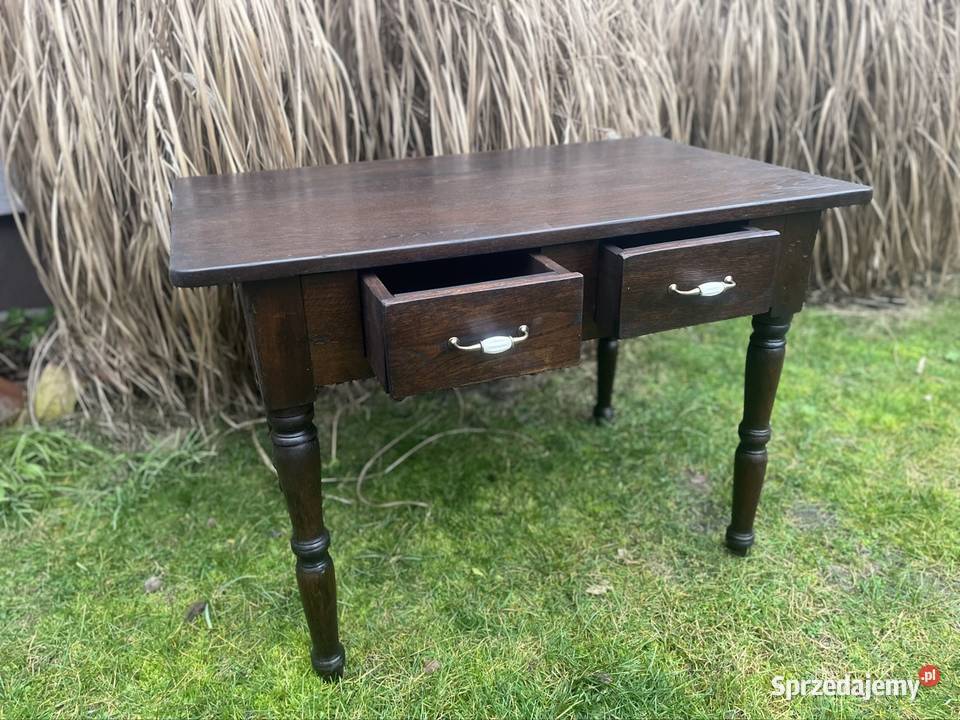 Stół dębowy sygnowany 100letni Antyki, Sztuka, Kolekcje