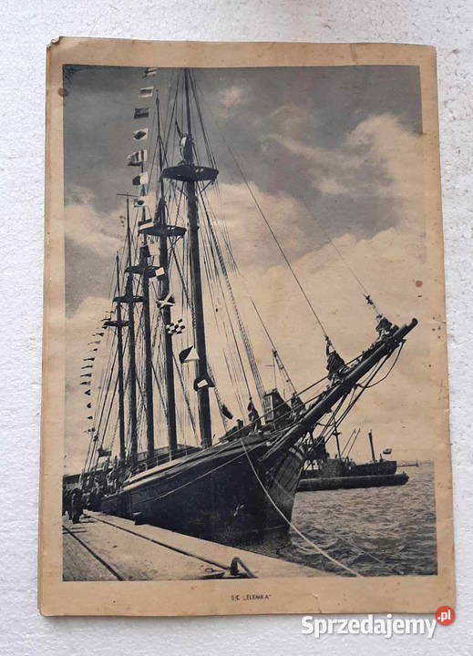 Morze Czerwiec 1935r Pismo Ligi Morskiej i Łódź