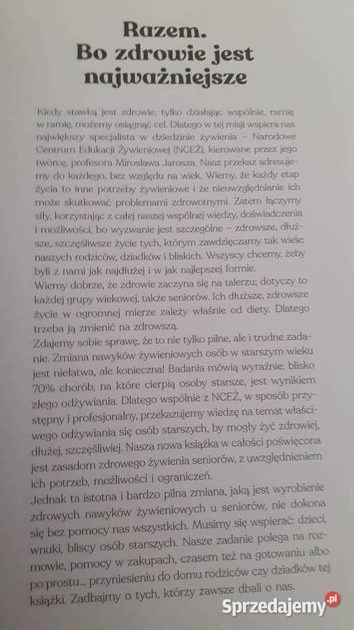 Jeść zdrowiej i żyć dłużej kuchnia, potrawy Poradniki, albumy i reportaże Szczecin