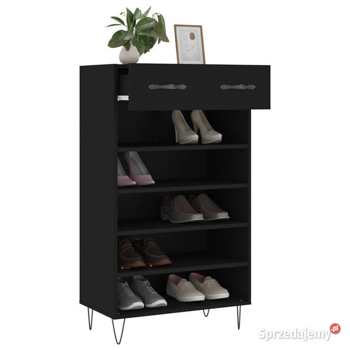 Szafka na buty czarna 60x35x105 materiał mazowieckie Warszawa