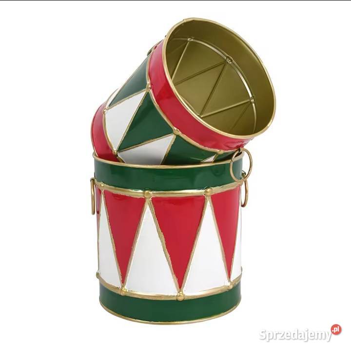 Metalowe doniczki osłonki pudełka BĘBENKI Skierniewice