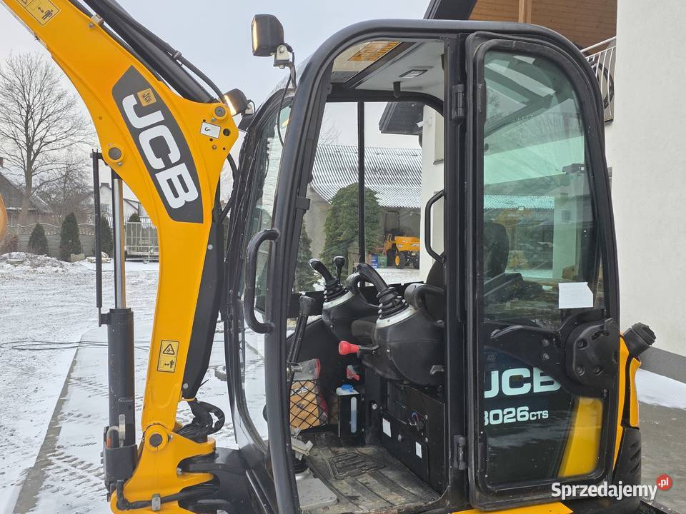 JCB 8026 mini koparka 4 łyżki szybkozłącze 1 wł świętokrzyskie Bieliny
