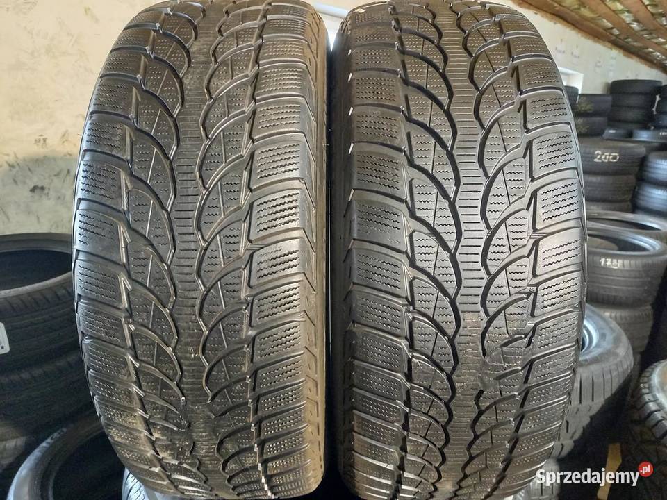 2x Opona UŻYWANA ZIMOWA 22555R17 BRIDGESTONE 119 Zaścianki