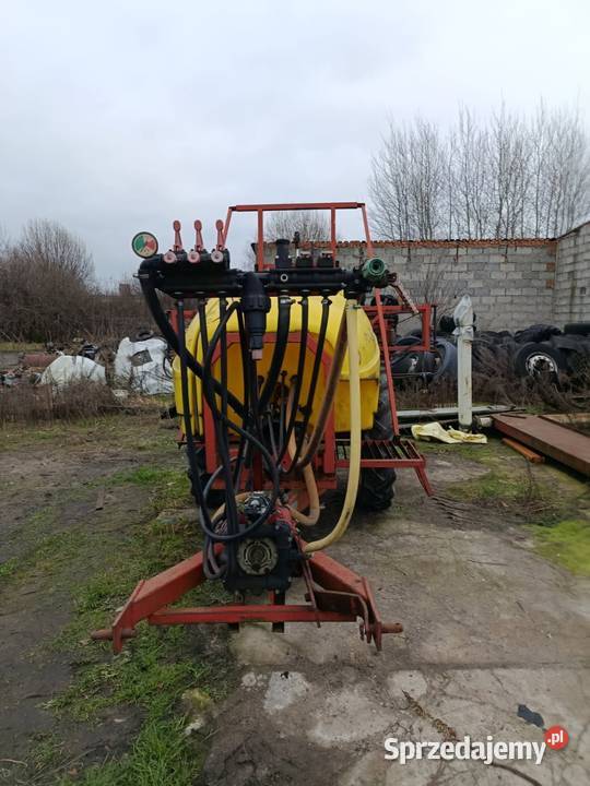 Opryskiwacz Pelikan 1500L lance 15m nieuszkodzony łódzkie Kutno