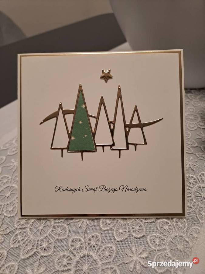 Kartka Boże Narodzenie w kopercie Strzebiń sprzedam