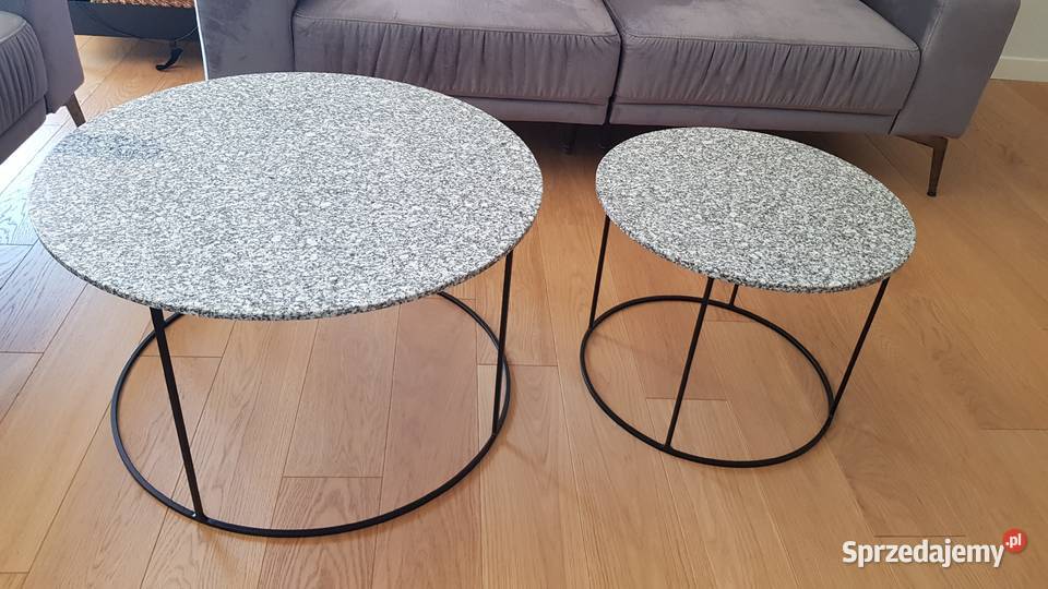 Stolik kawowy z blatem granitowym Pabianice