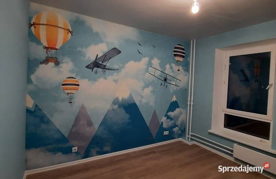 Tanie artystyczne malowanie ścian w pokoju Poznań
