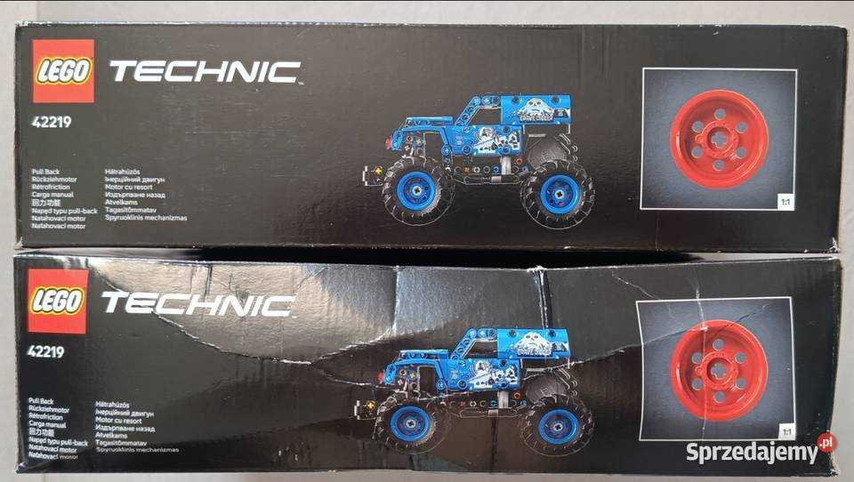 LEGO TECHNIC Monster Jam Grave Digger ogień i Ełk