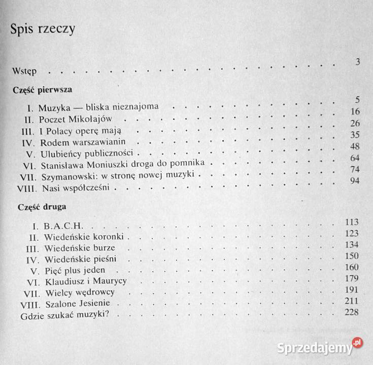 Zaproszenie do muzyki Małgorzata Komorowska Chełm sprzedam