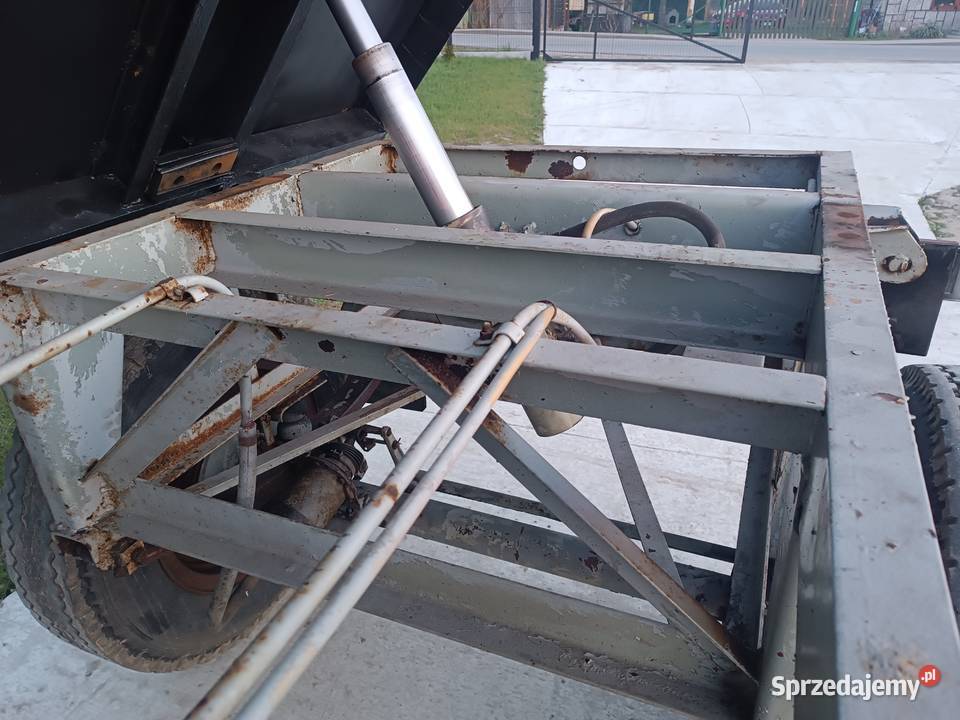 Przyczepa Rolnicza Wywrotka Sanok D44 D46 D47 nieuszkodzony Grybów