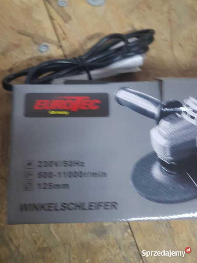 SZLIFIERKA KĄTOWA Z REGULACJĄ OBROTÓW EUROTEC