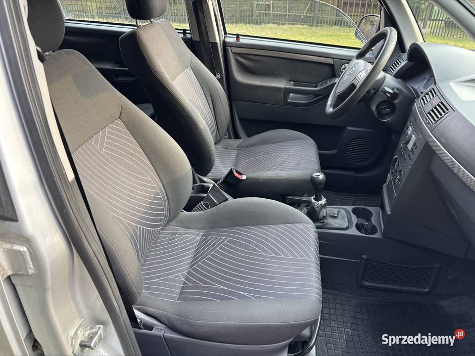 Opel Meriva 17 CDTI 100 Super Stan 2006r Okazja światła przeciwmgielne Opel warmińsko-mazurskie Iława