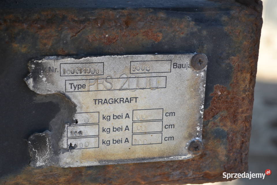 WINDA ALUMINIOWA PALFINGER 2 t wys240 szer251 Radom