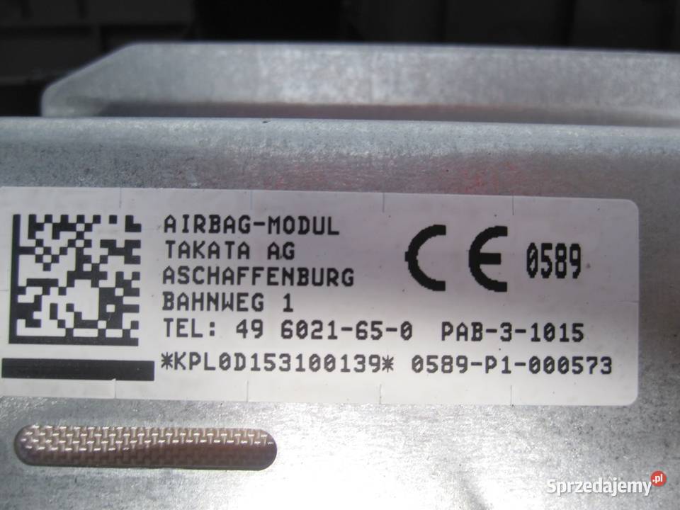 NISSAN JUKE 15r AIRBAG poduszka pasażera osobowe Kielce