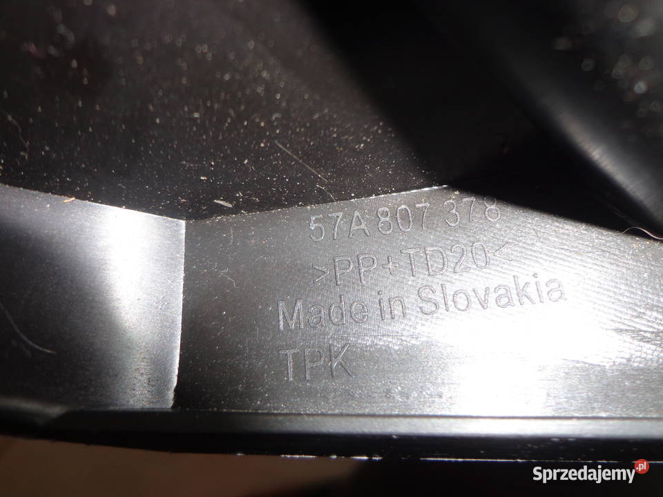 Skoda Karoq ślizg mocowanie zderzaka tył lewy łódzkie Łódź sprzedam