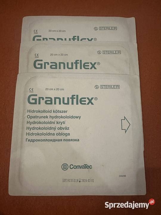 Granuflex 20cmx 20 3 sztuki Zabrze