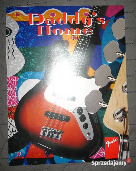 Fender Daddys Home Bass Guitars Catalog poster Kępice