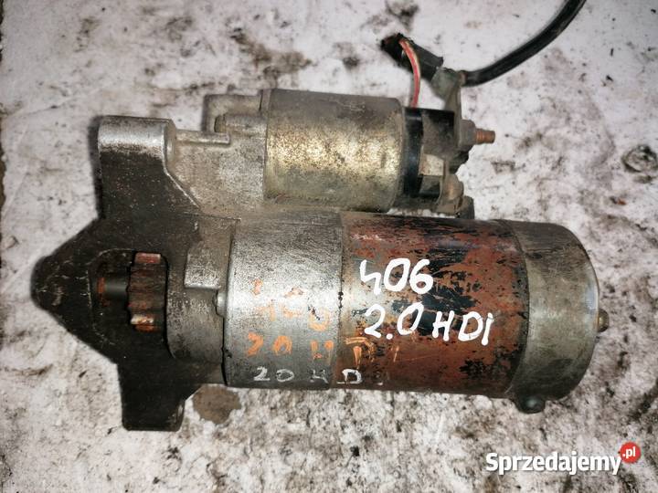 Rozrusznik Starter Peugeot 406 20HDI osobowe lubelskie Wisznice